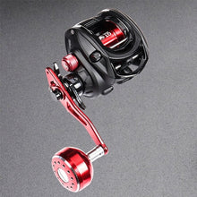 Load image into Gallery viewer, Stainless Steel Extended Handle Knob Baitcasting Reel
